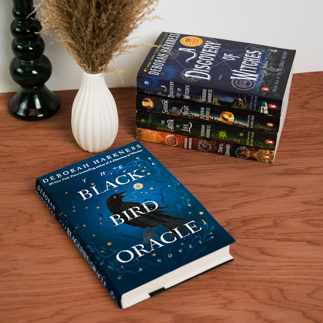 randomhouse's tweet image. We are thrilled to announce the highly anticipated return of Diana Bishop &amp;amp; Matthew de Clairmont in THE BLACK BIRD ORACLE (coming July 16, 2024), the fifth novel in the beloved All Souls series from #1 New York Times bestselling author @DebHarkness.