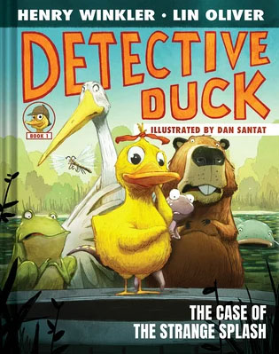 Discovered a fun book last night. DETECTIVE DUCK is illustrated by @dsantat and co-authored by @linoliver and @hwinkler4real Henry Winkler. This early chapter book is a great choice for young environmentalists and animal lovers. #booklovers