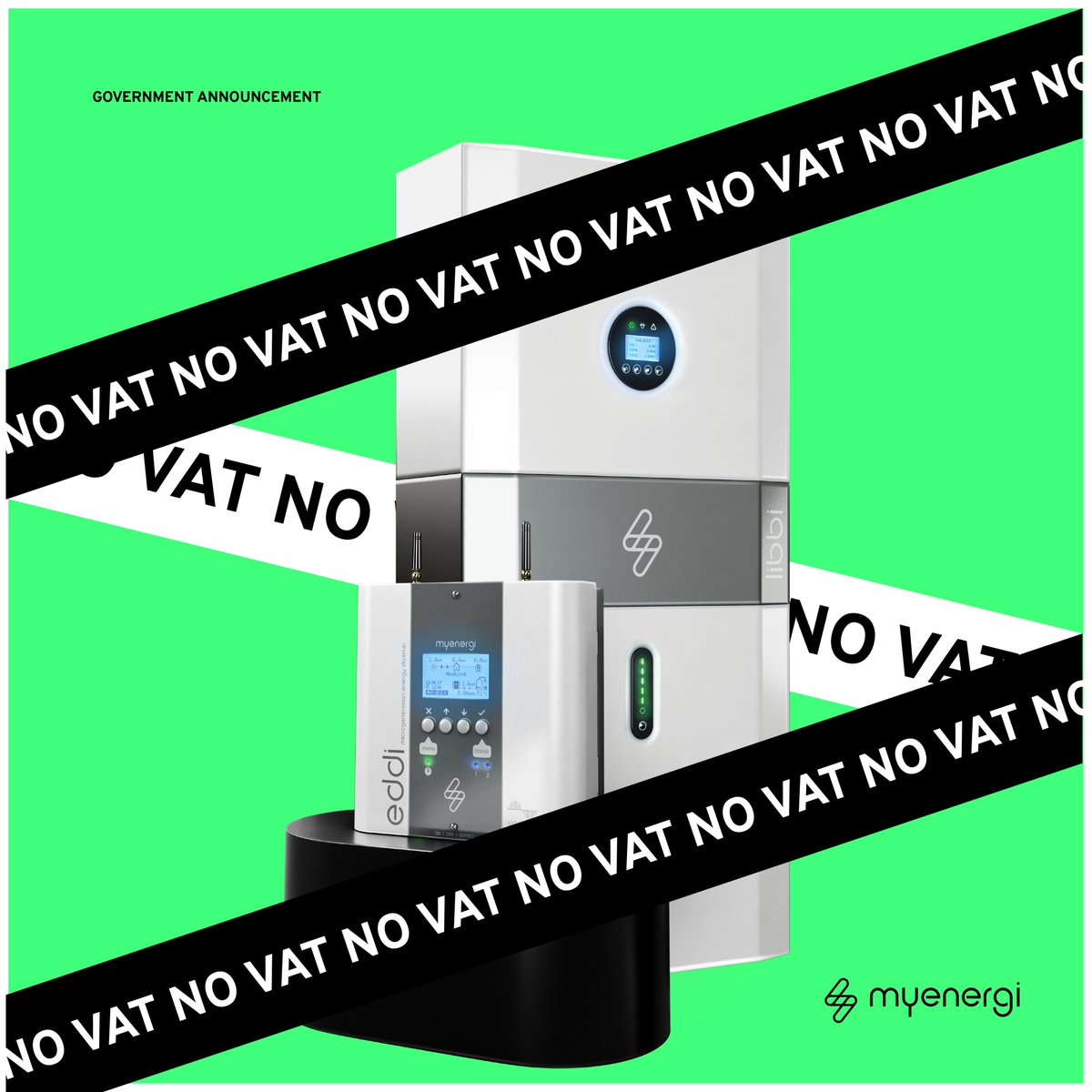 We’re now delighted to announce that both our intelligent home battery storage system, libbi, and our solar power diverter, eddi, are now available for purchase without VAT! 💡🔋

Click here to find out more or visit our product pages get your quote today: