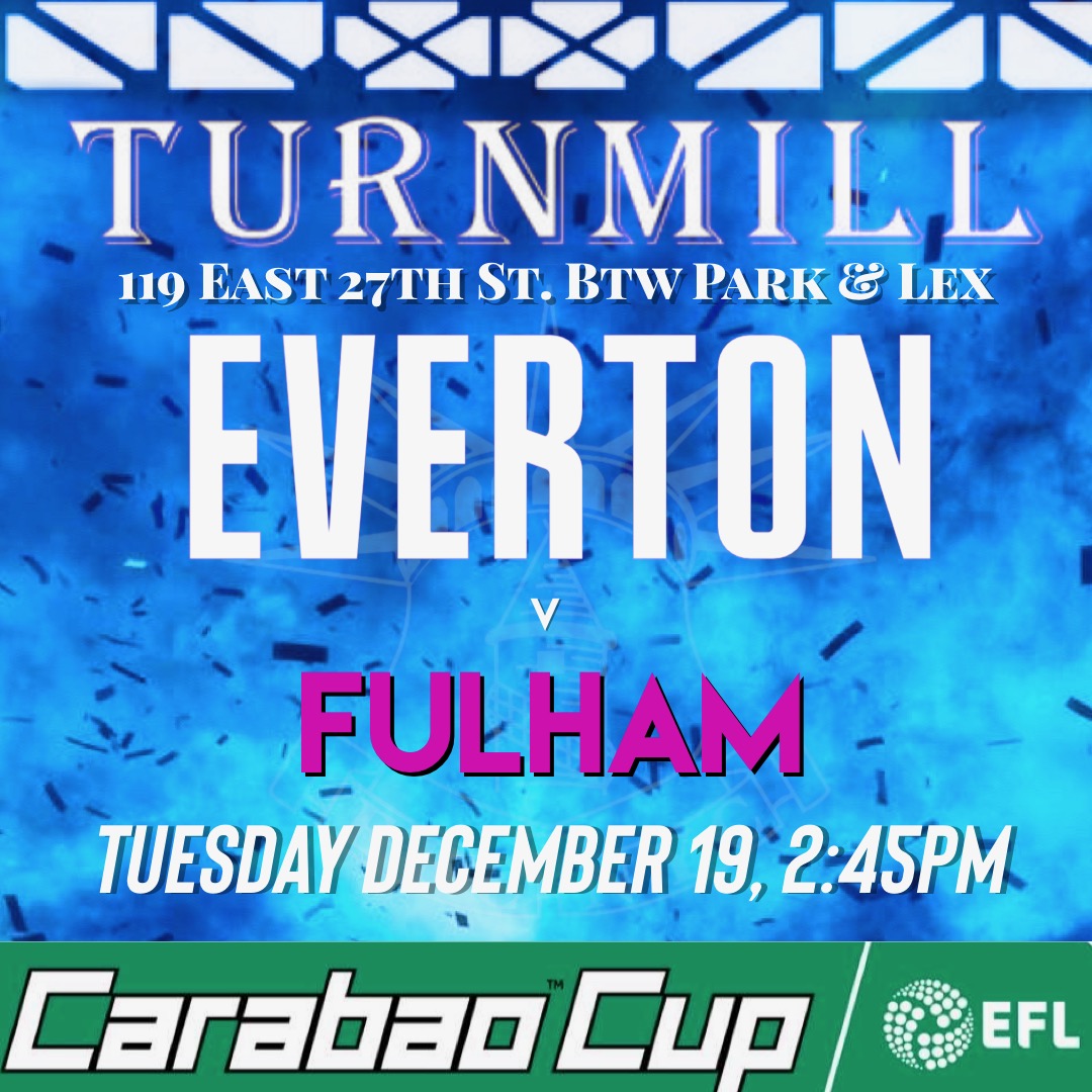 Everton v Fulham - Tues 19 Dec - Kickoff 2:45pm Live w/Sound! #COYB ⚽️💙 @Everton @EvertoninUSA @EvertonUSA @NAToffees @nyc_evertonians @efc_engagement @EFC_FansForum 😎🎶