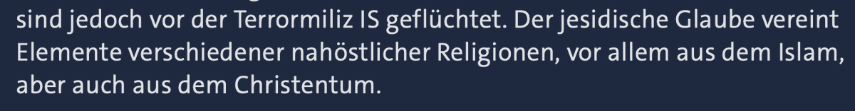 TobiasHuch's tweet photo. Hey @tagesschau,
wenn man keine Ahnung von #Êzîden habt, dann solltet ihr vielleicht Experten fragen, bevor ihr so einen Unsinn verbreitet. Das #Êzîdentum ist eine eigene Religion und hat mit dem #Islam nichts zu tun.

#Jesiden @ZED_Deutschland @DuezenTekkal @EzidischeJugend https://t.co/iX3G4w6Lny