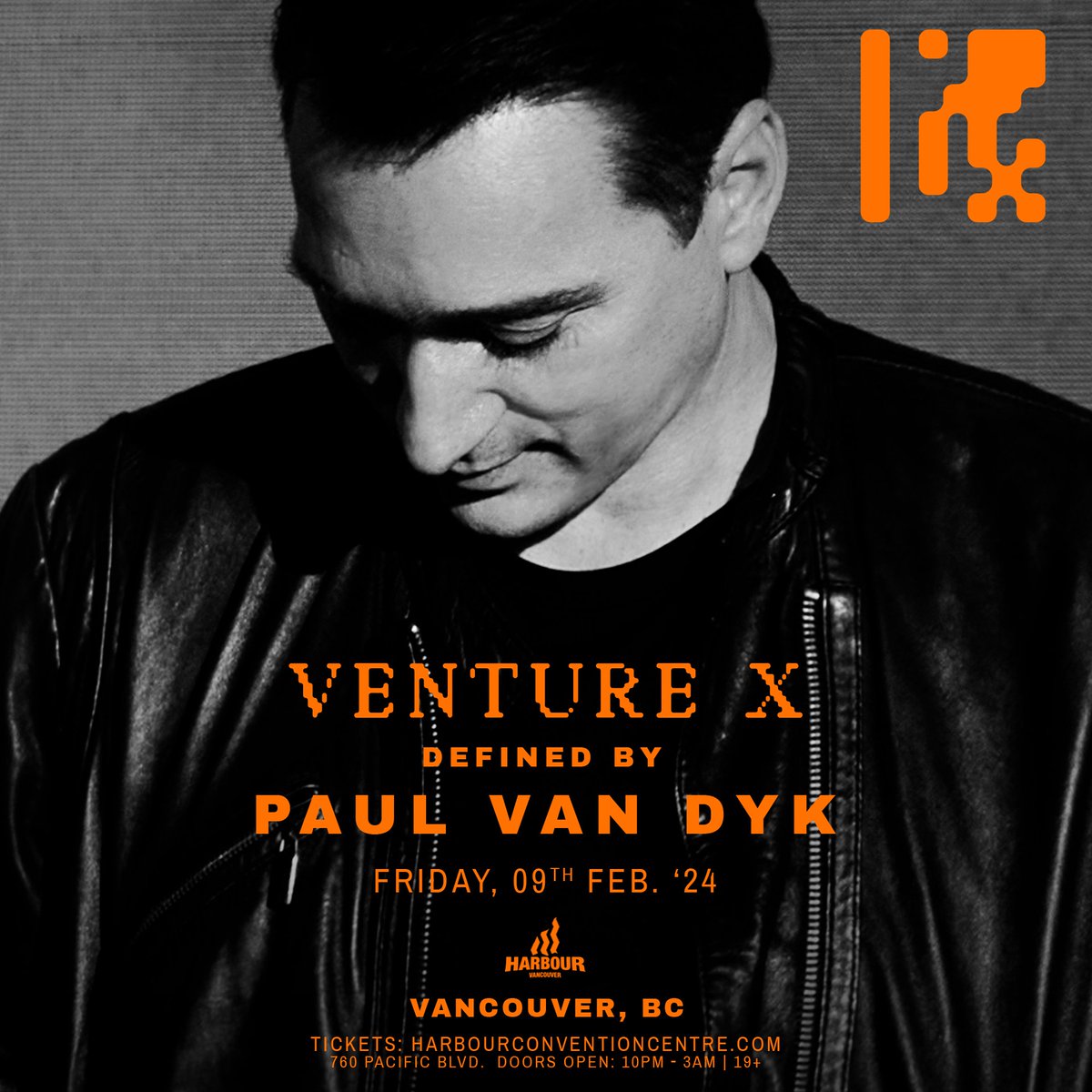 VENTURE X VANCOUVER 🇨🇦 See you February 9th at Harbour Convention Centre Tix showpass.com/paul-van-dyk/