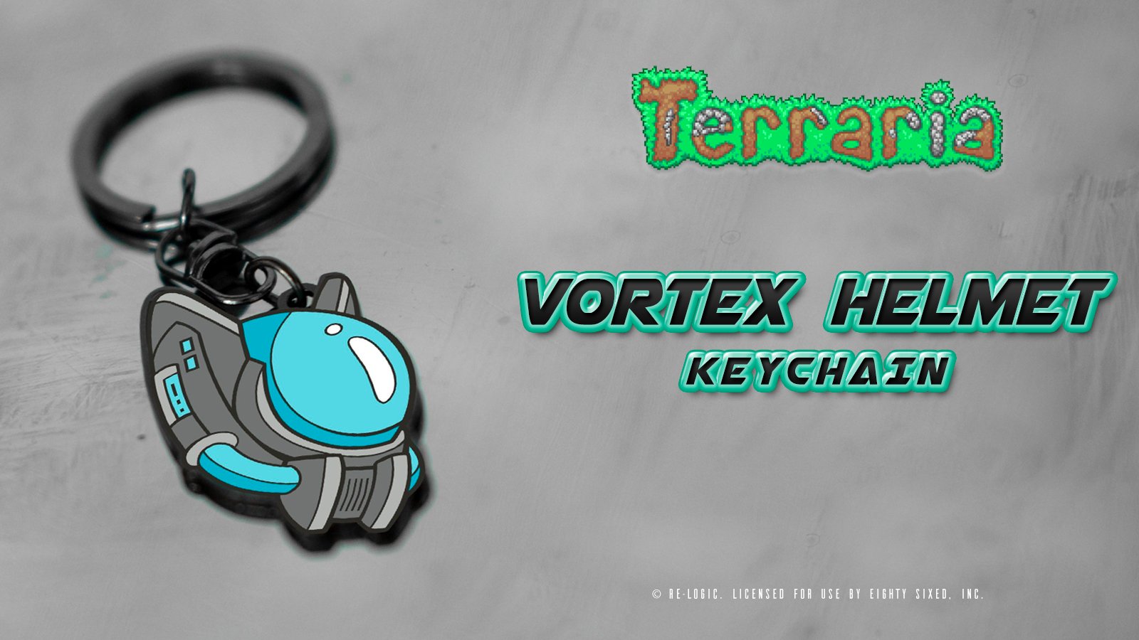 Terraria - Vortex Helmet Keychain