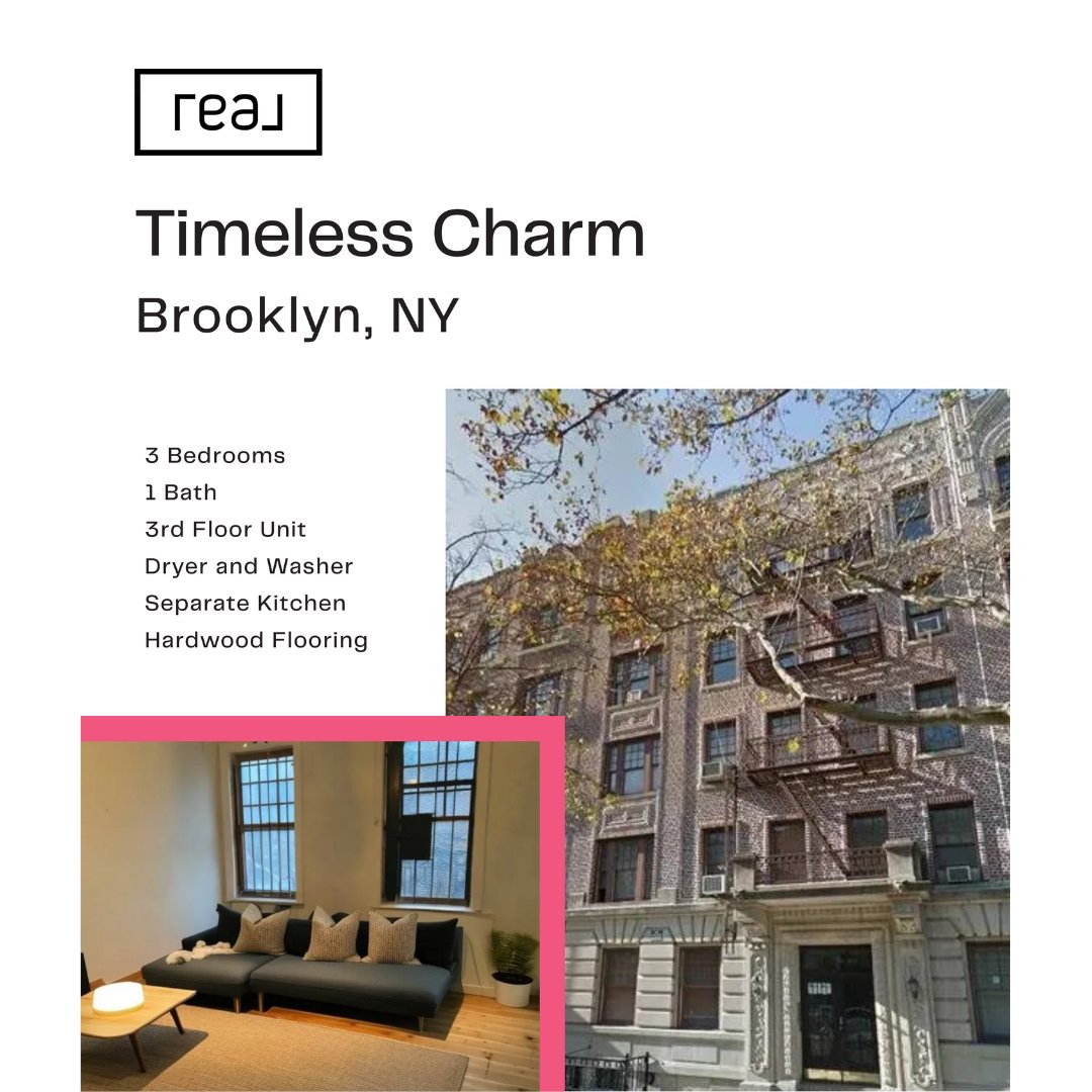 Welcome to your trendy and charming new home in Brooklyn! Nestled in a vibrant neighborhood, every corner tells a story. Your dream space awaits! #BrooklynLiving #UrbanCharm #HomeSweetHome #DiscoverBrooklyn #ApartmentGoals