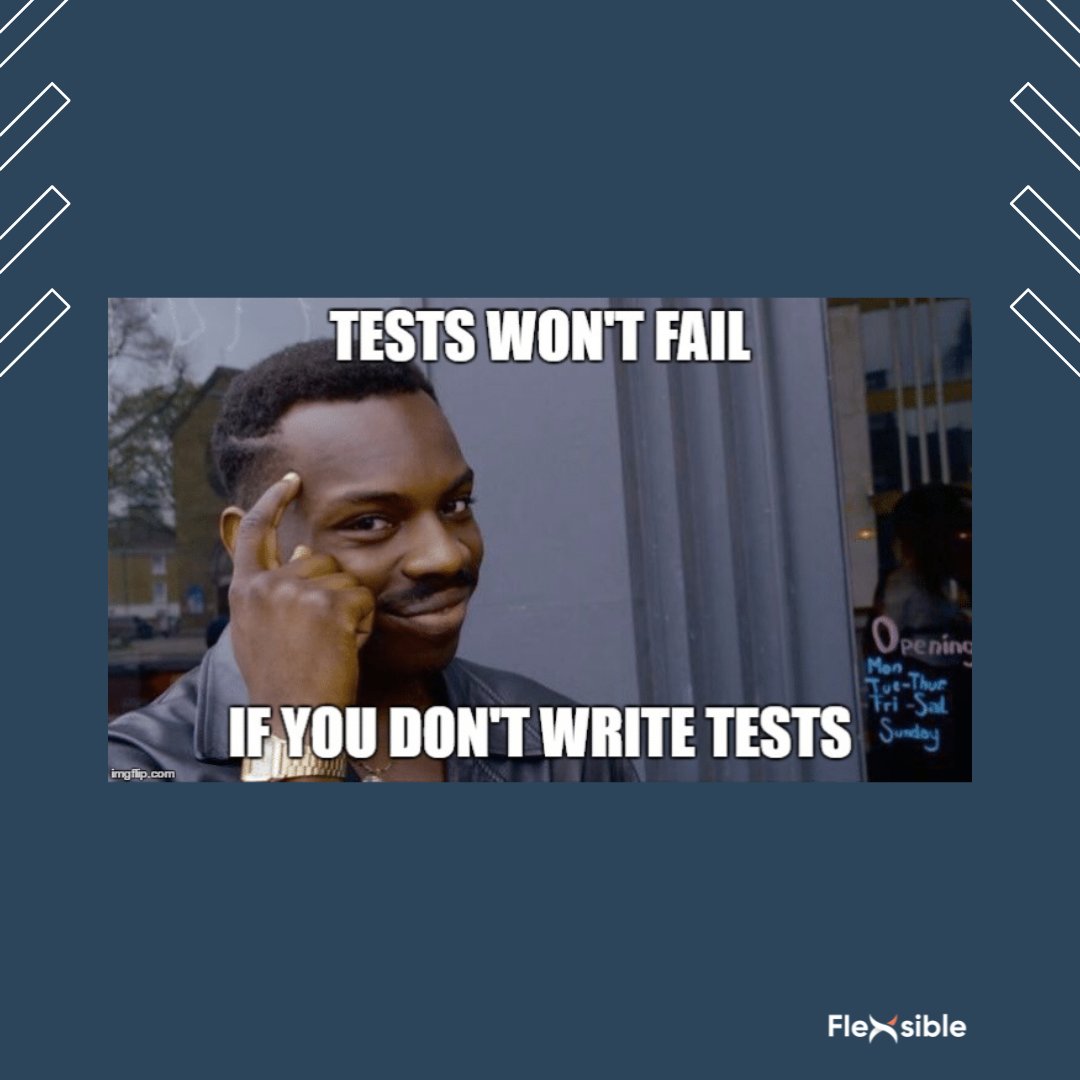 CodeMagicians's tweet image. Writing tests is very beneficial to avoid errors in the future and have quality code!

We understand you don&apos;t want to write them on a Friday, but don&apos;t forget them next week!

#fridaymeme  #coding #testing #whitebox #unittesting #developers #codequality