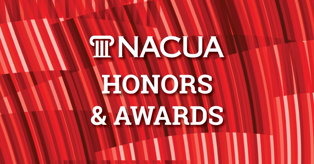 Call for Honors &amp; Awards Nominations is now open! Join NACUA in celebrating excellence in service to NACUA and the practice of #higheredlaw. tinyurl.com/3znzeswc