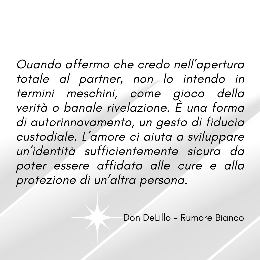 Don sull'amore ❤️

#dondelillo #citazioni #quotes #delillo #letteratura #amore #love #rumorebianco #bianco #autorinnovamento #fiducia