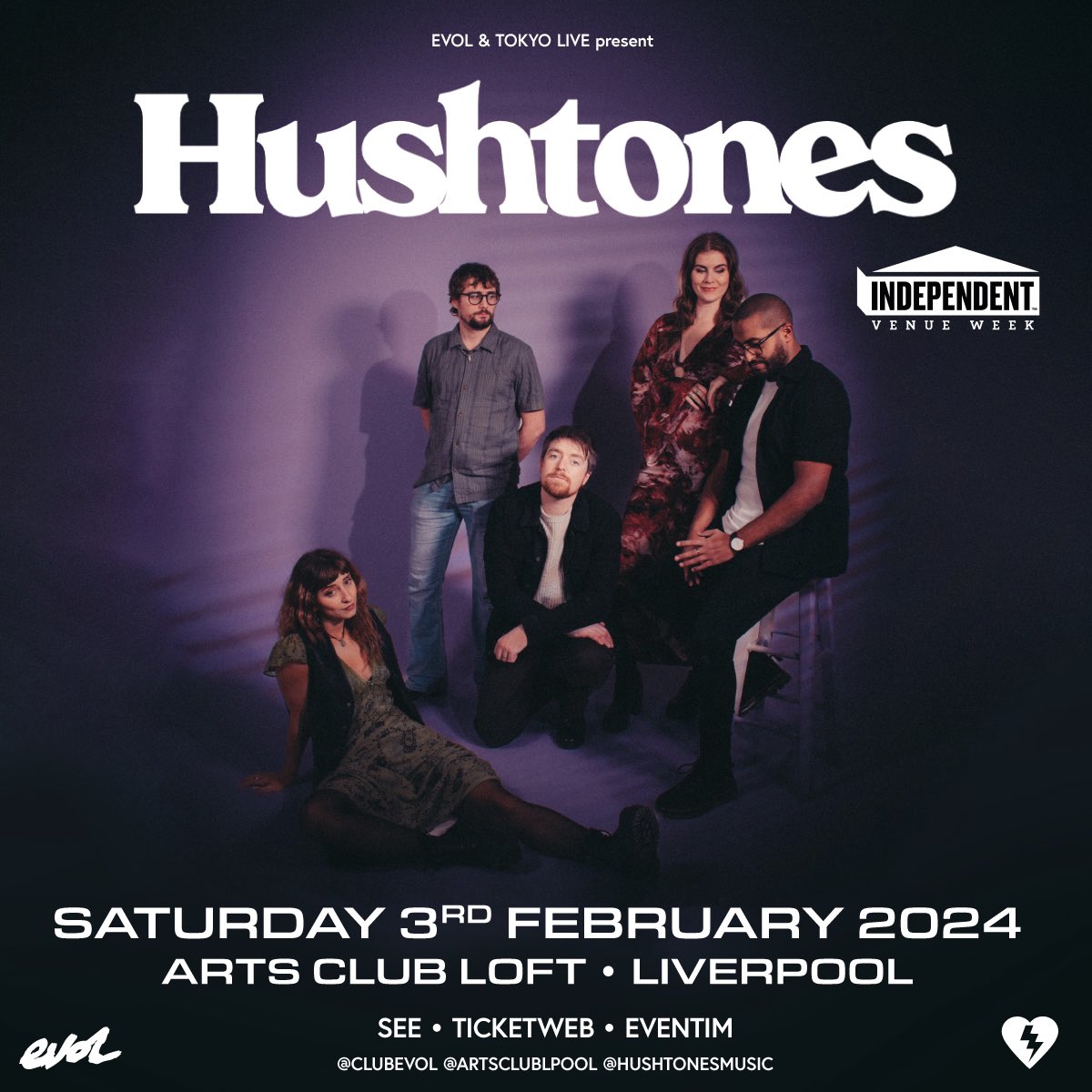 📣We are buzzing to announce our next show📣 As part of independent venue week we will be performing at @artsclublpool on 3rd Feb. Pop that one in your 2024 calendar ✅ @ClubEVOL