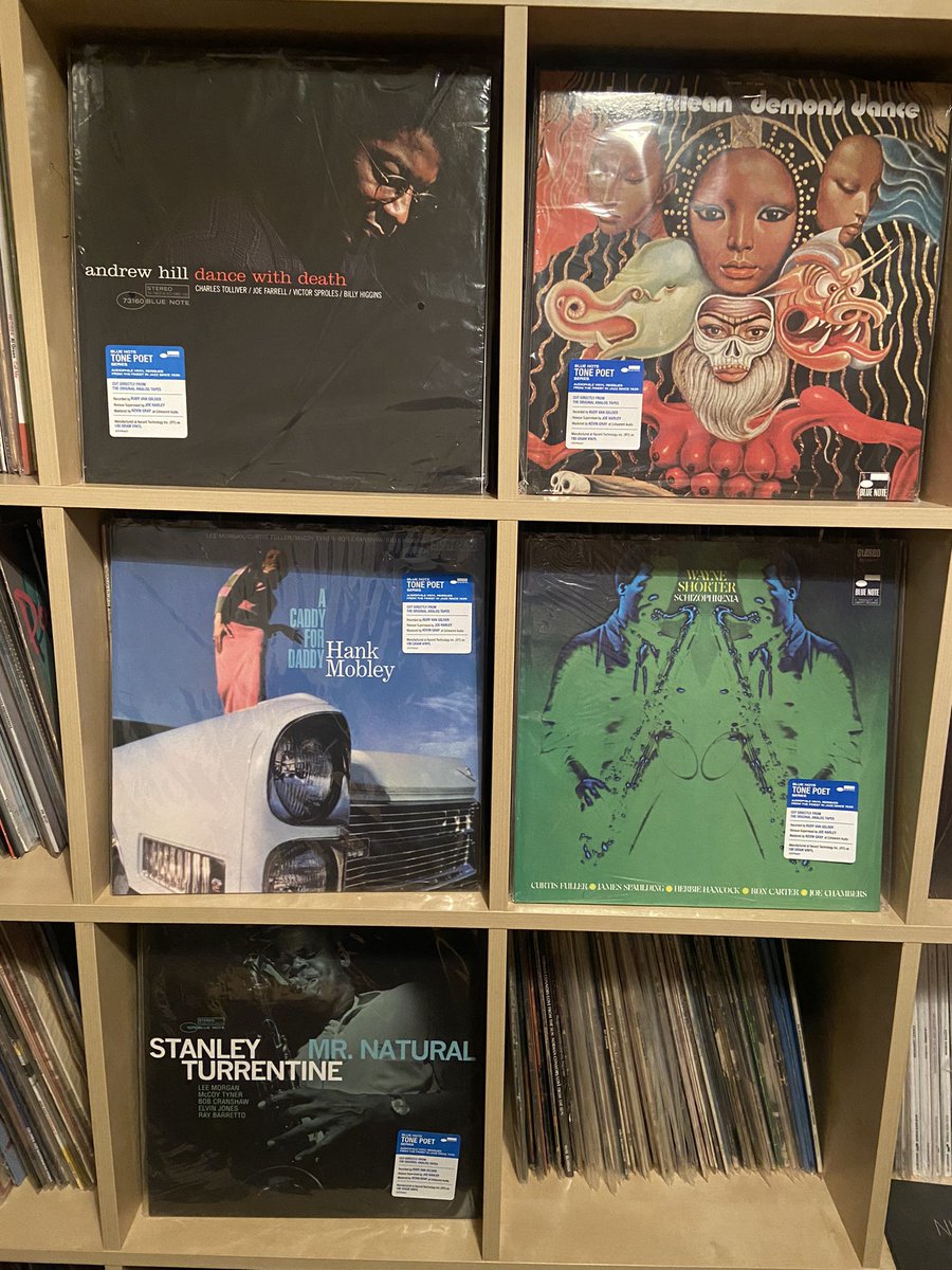 That time of year again…. My top 5 @bluenoterecords #TonePoet reissues of 2023. #andrewhill #hankmobley #jackiemclean #stanleyturrentine #wayneshorter #jazz #vinylrecords