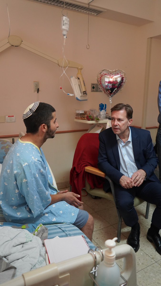 GerAmbTLV's tweet photo. A visit to the amazing facilities of Beilinson Hospital (including 3 floors underground!): Injured soldiers are flown here from Gaza in record time and treated expertly, body and soul. I wish all of them a full recovery. My deep respect to the dedicated medical staff. https://t.co/jaNLtk4ZtU