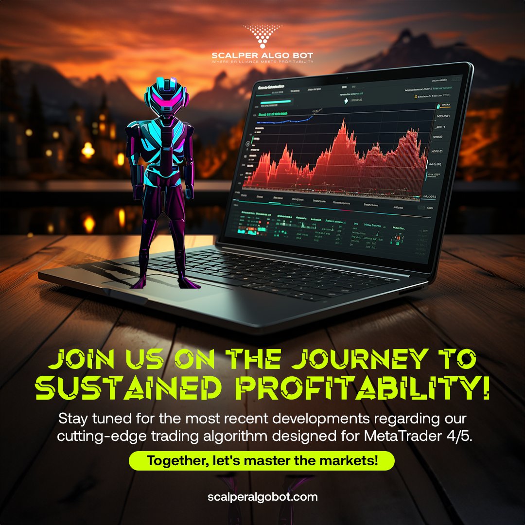 ScalperAlgoBot's tweet image. 📷 Join the Revolution of Automated Trading 🤖📈
Embrace the future with SCALPER ALGO BOT! Stay ahead with our advanced AI-driven strategies for MetaTrader 4/5.
Together, let's dominate the markets! 💻🚀
#scalperalgobot #algorithmictrading #metatrader #forexmarket