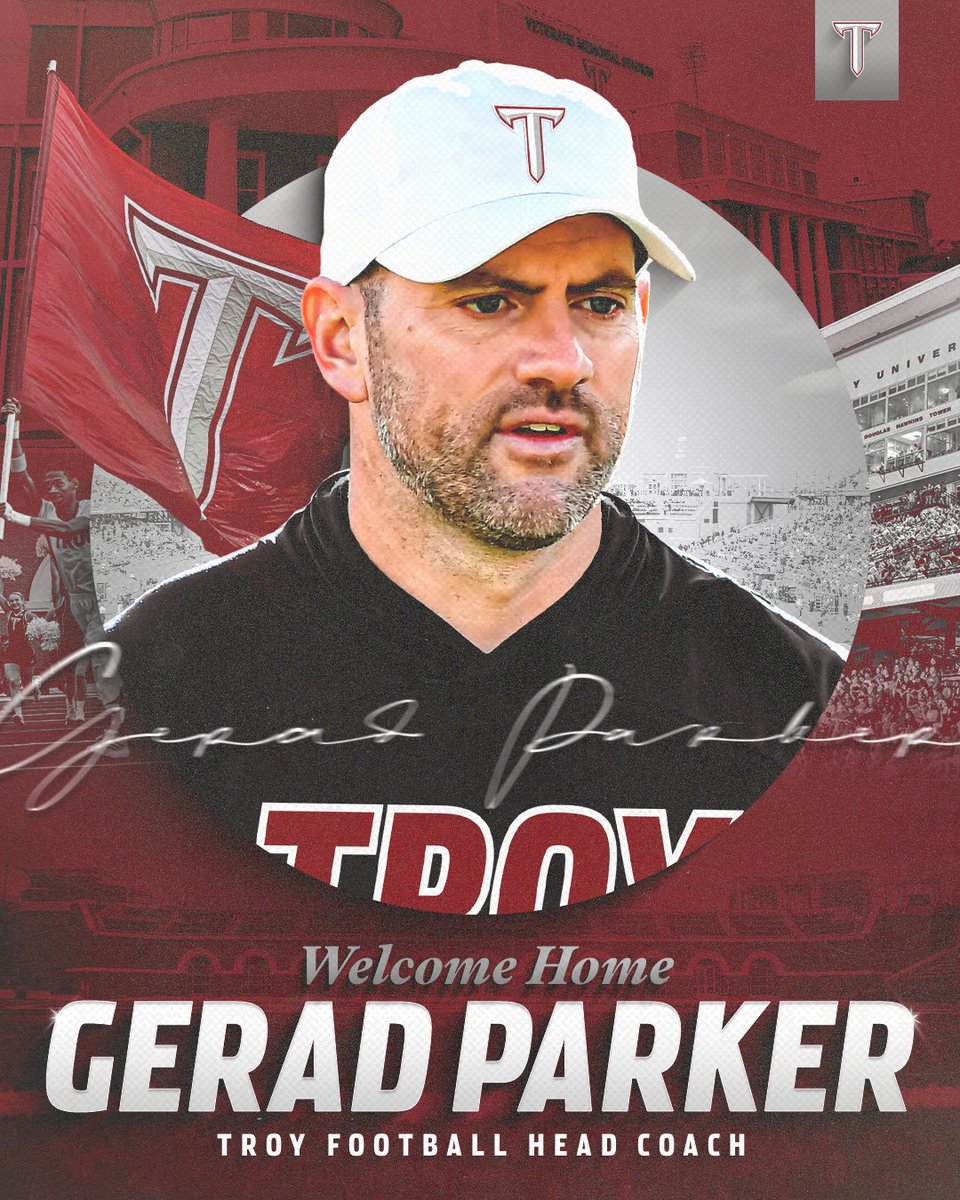 Welcome to the Troy Family, @GeradParker1! 📰 - gotroy.us/vxa #OneTROY ⚔️🏈