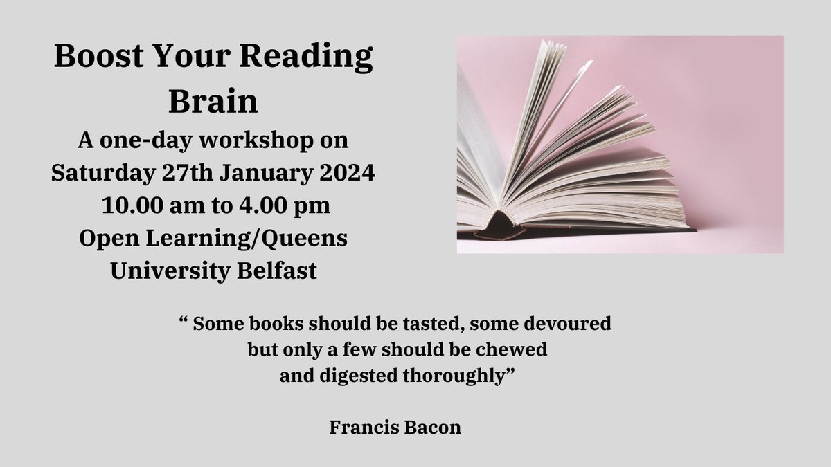 brain_writing's tweet image. Examine your reading style and through an innovative set of exercises understand the effect of reading on the brain and the ways that you can read more efficiently and effectively. ecommerce.apps.qub.ac.uk/osol/catalog/p…