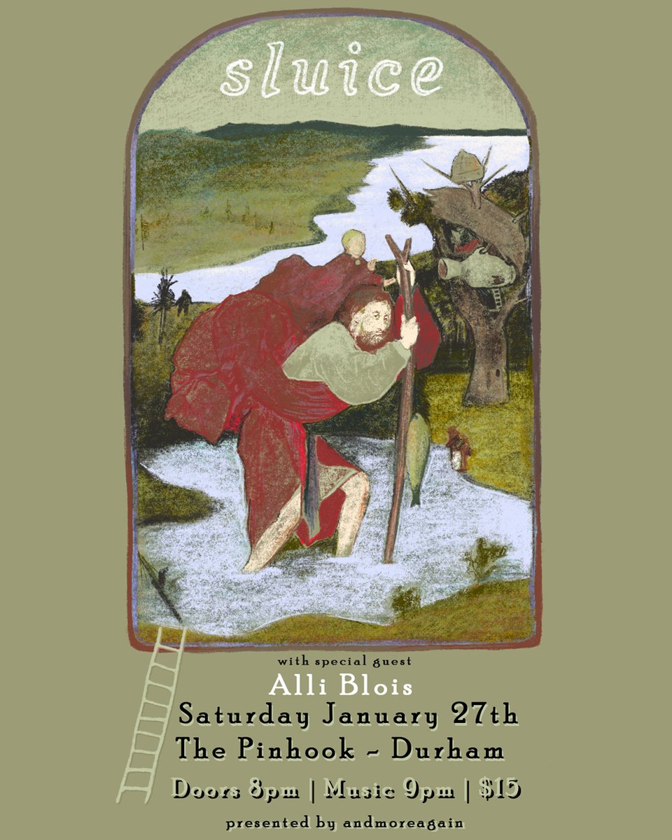 Alli Blois opens for Sluice at @thepinhook on Jan 27th, spiking the evening with a uniquely curious and poised 'freak folk' flavored spirit. Watch out for the sweet descent. Check out her latest album, The Maiden, here: …enonraspberryhillrecords.bandcamp.com/album/the-maid…