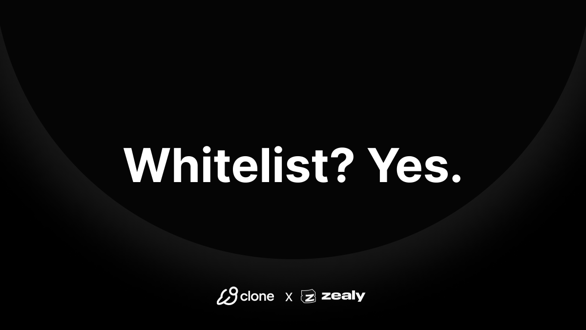 CloneProtocol's tweet photo. Wen whitelist? Clone's Zealy Campaign is Officially Here 🔥

https://t.co/FFb1Zrutrw 

Join us on our journey of bringing more liquid tokens to  #Solana and learn more about our @zealy_io campaign below 👇

• Regular participants in our Zealy campaign will earn whitelist spots, granting them the Cosmic Officer role in our Discord. More perks will come as we gear up for our mainnet launch 👀.

• Article Hunt: For this quest, scour our medium articles for hidden words - it’s trickier than you think! It will test your attention to detail and reward your keen eyes. Are you up for it? 

• Are You Smarter Than a Cloner: Dive into this quest that allows you to prove your mettle as a true supporter. It’s a fun, engaging way to learn more about Clone and show off your expertise.

Questions? Join our Discord: https://t.co/axL1uTeYun