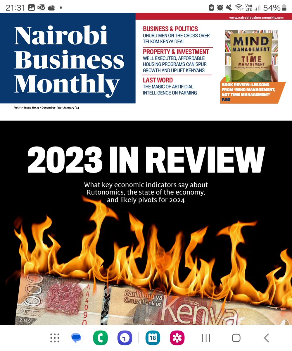 Holiday edition...Get a copy of Kenya's ONLY Business magazine @NairobiBusiness @NLM_Magazine