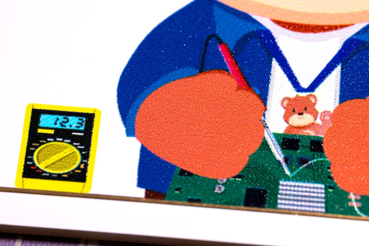 arturo182's tweet image. .@JLCPCB sent me a sample of their upcoming full-color silkscreen service and the quality is really impressive!