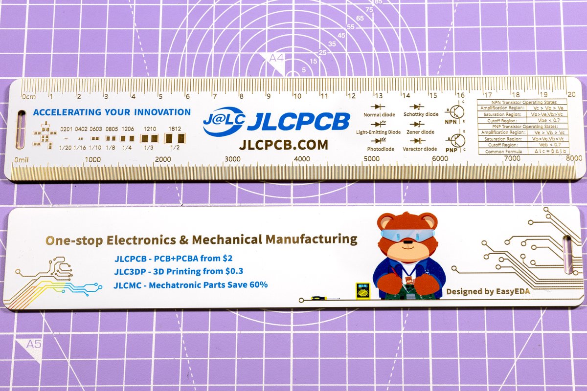 arturo182's tweet image. .@JLCPCB sent me a sample of their upcoming full-color silkscreen service and the quality is really impressive!