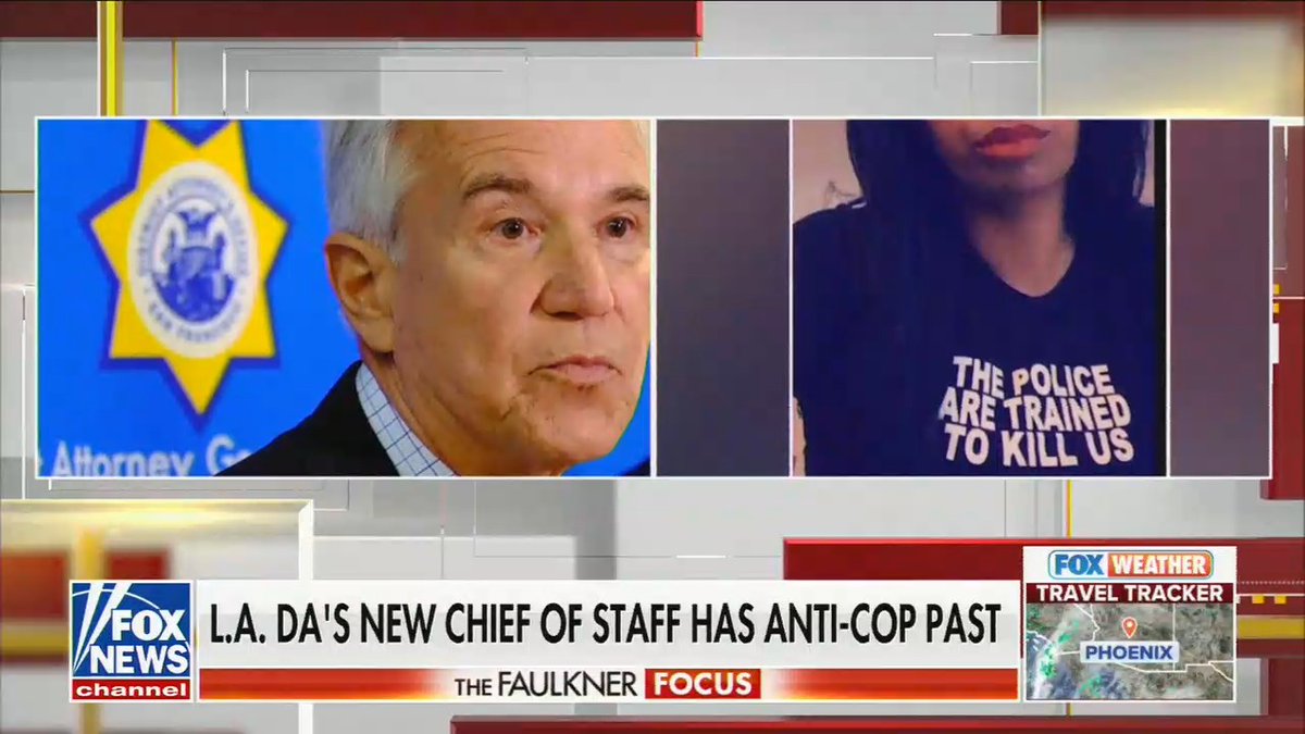 MattGertz's tweet photo. The steep drop in U.S. crime is a problem for Fox News's narratives, so today they're doing "America's Crime Crisis" segments about the tweets of a staffer in the LA County DA's office. https://t.co/oqaCCqLn88