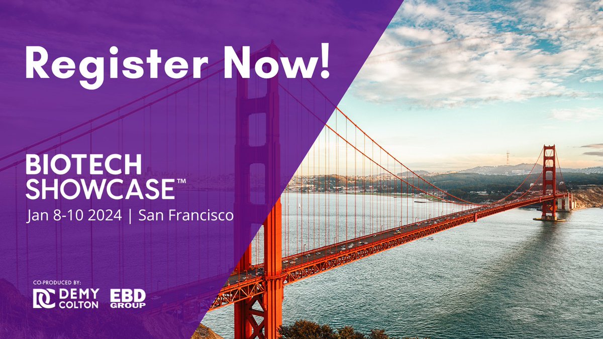 We are looking forward to attending #Biotech Showcase in January. 

Interested in finding out how we are reimagining small molecule therapeutics through #AI? Reach out via the partnering platform, we would be delighted to meet with you.