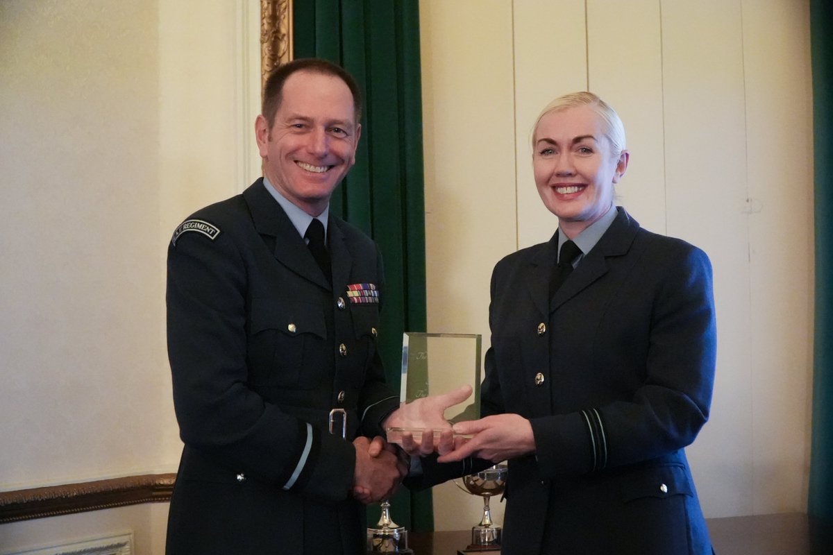 Flt Lt Casey’s formidable diplomatic skills whilst leading the media team on Operation Golden Orb made her this year’s winner of the Cameron Rennie Trophy for Media Officer of the Year. Congrats Flt Lt Casey. 👏