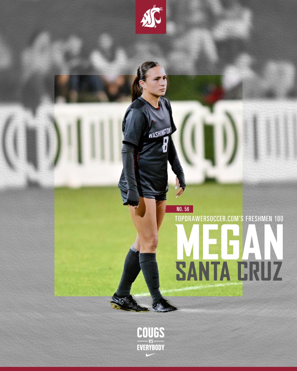 Two Cougs on the <a href="/TopDrawerSoccer/">TopDrawerSoccer</a> Freshmen 100 list for the first time since 2019❗️

Congrats <a href="/reagankotschau/">Reagan Kotschau</a> and Megan Santa Cruz for picking up national recognition.

#GoCougs // #CVE