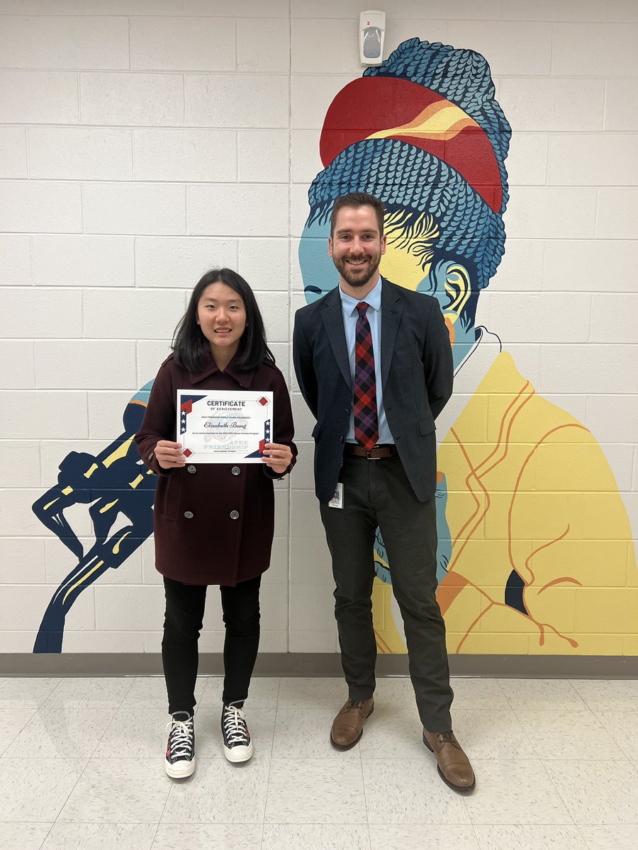 Congratulations to our 2023-2024 Carson Scholars nominee, Elizabeth Bang. <a href="/AFMSChargers/">Apex Friendship Middle School</a> <a href="/carsonscholars/">Carson Scholars Fund</a>