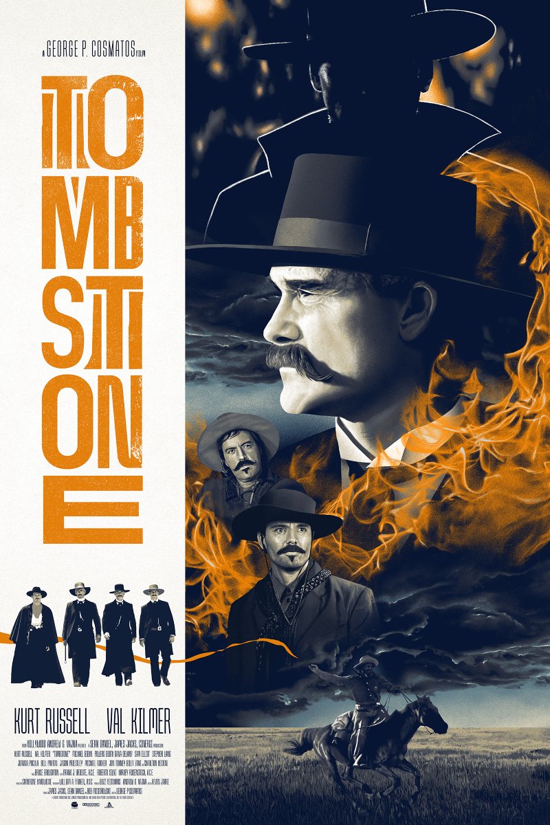 Here's my tribute poster for Tombstone. #tombstonemovie #DigitalArtist #digitalillustration #MoviePoster  #popart  #westernart