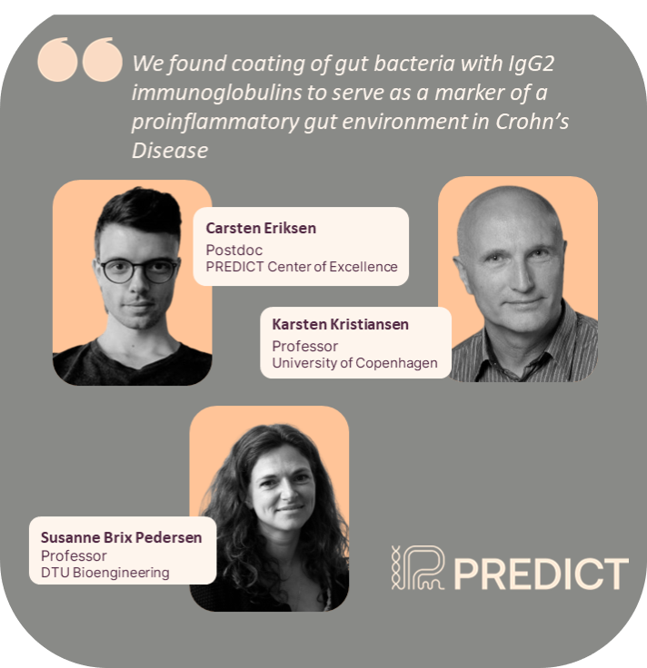 New study out in @Gut_BMJ presents new findings on immunoglobulin coating of gut bacteria in Crohn's Disease: gut.bmj.com/content/early/… @CarstenEriksen @BrixSusanne Karsten Kristiansen @GrundforskFond @DTUbioengineer @aalborg_uni @koebenhavns_uni @PREDICTIBD
