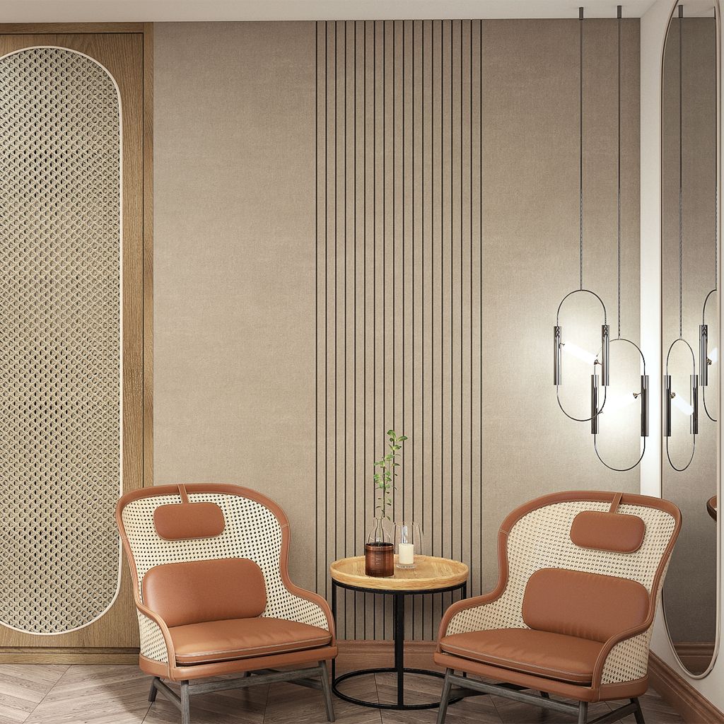 HomiloCompany's tweet image. Creamy Chic: A Contemporary Home Office With Tawny Accents
Productivity gets a trendy boost in a serene, cream-toned home office, accented with sleek caramel touches and stylishly comfortable statement rattan armchairs. 
#homeoffice #homeofficedecor #homeofficeideas