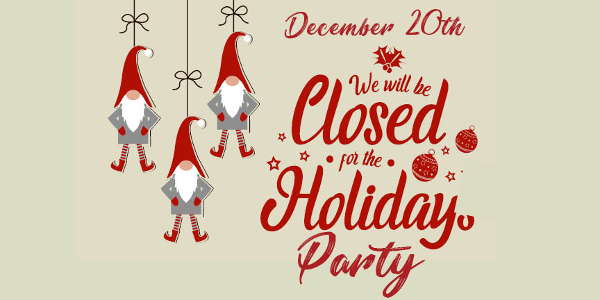 FertrellCompany's tweet photo. Just a reminder. We will be closed on Wednesday for our Employee Christmas Party. https://t.co/ZaUNqh3Y19