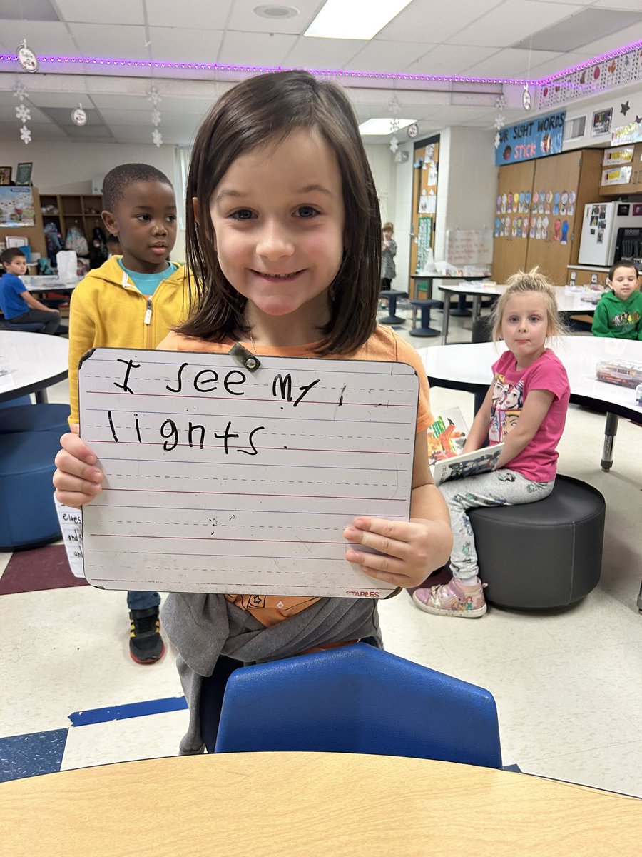 We love sharing writing from our December Writing station!! #fraserfamily #edisonshines