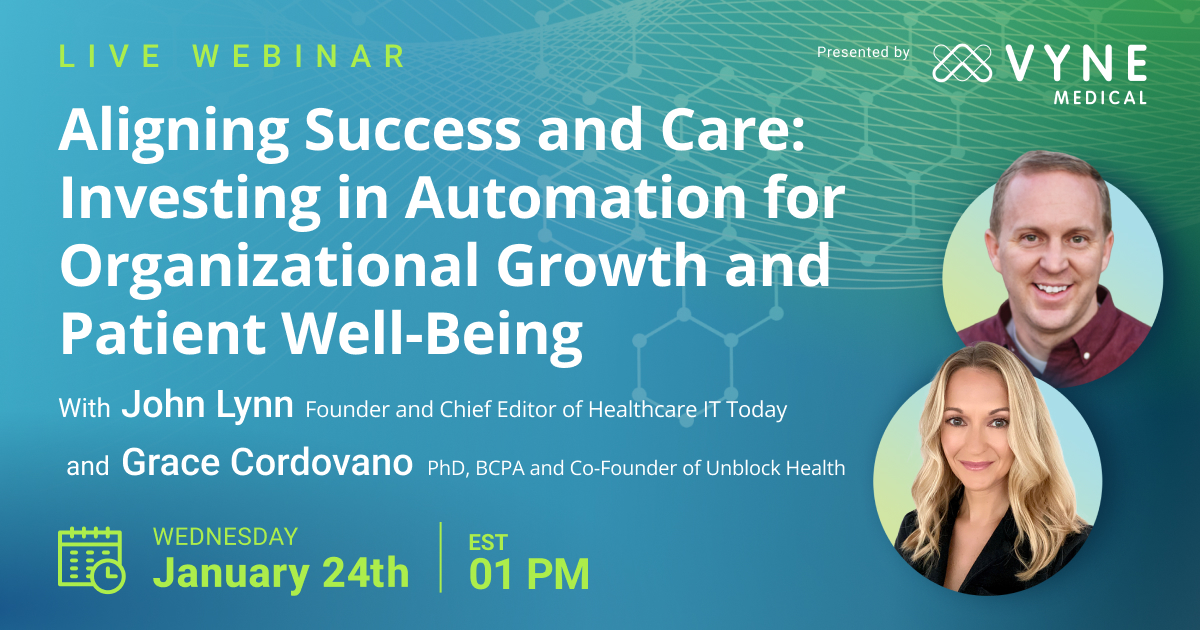 John Lynn (@techguy) on Twitter photo Dive into the future of healthcare operations! Join <a href="/techguy/">John Lynn</a> and <a href="/GraceCordovano/">Enlightening Results 💡</a> in a webinar exploring strategic automation to tackle patient burnout and boost health system success.
Register now! register.gotowebinar.com/register/27009…
<a href="/VyneMedical/">Vyne Medical</a> #PatientExperience Dive into the future of healthcare operations! Join <a href="/techguy/">John Lynn</a> and <a href="/GraceCordovano/">Enlightening Results 💡</a> in a webinar exploring strategic automation to tackle patient burnout and boost health system success.
Register now! register.gotowebinar.com/register/27009…
<a href="/VyneMedical/">Vyne Medical</a> #PatientExperience