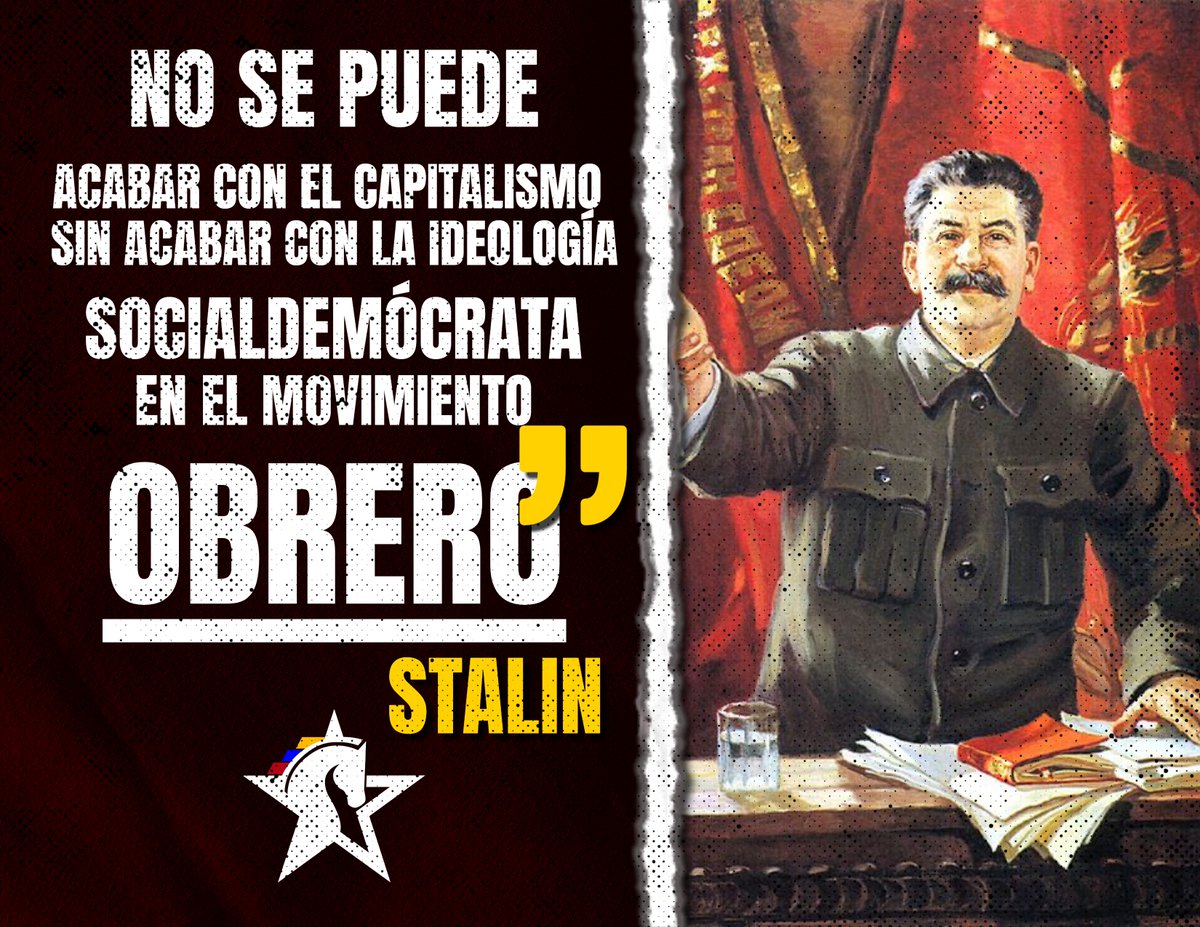 #18Dic | La Socialdemocracia es enemiga de cualquier proyecto político nacionalista, socialista y revolucionario.

#Stalin #Venezuela #Politica #Critica #filosofia #socialismo #antiliberalismo #patriotismo #nacionalismo #historia #marxismo #lenin #soviet