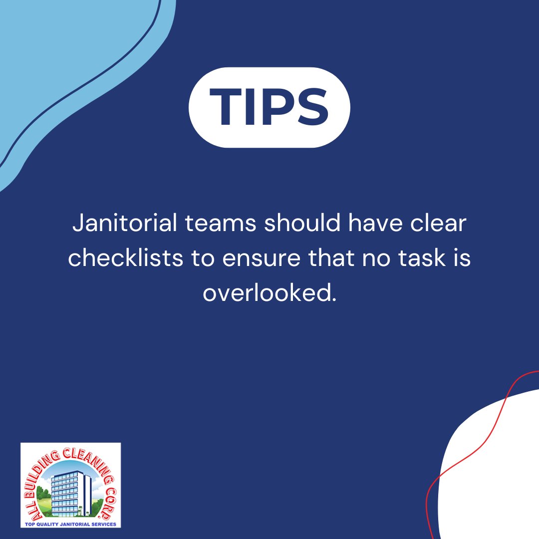 MiamiDadeClean's tweet image. Clear checklists are crucial for janitorial teams to ensure every task is noticed!

#officecleaningadvice #cleaningprotips #janitorialsolutions