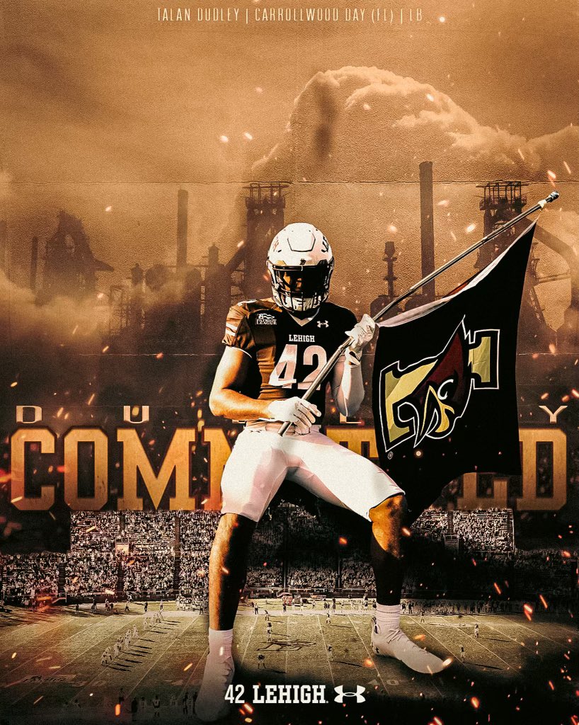 First of all I would like to thank my family, coaches and everybody who helped me to make it this far and present me with these opportunities.I have made my decision to commit to @LehighFootball #TheNest ‼️‼️‼️ @MarshallMcDuf14 @CoachTrae813 @jshea407 @coach_cahill @CoachBenThaw