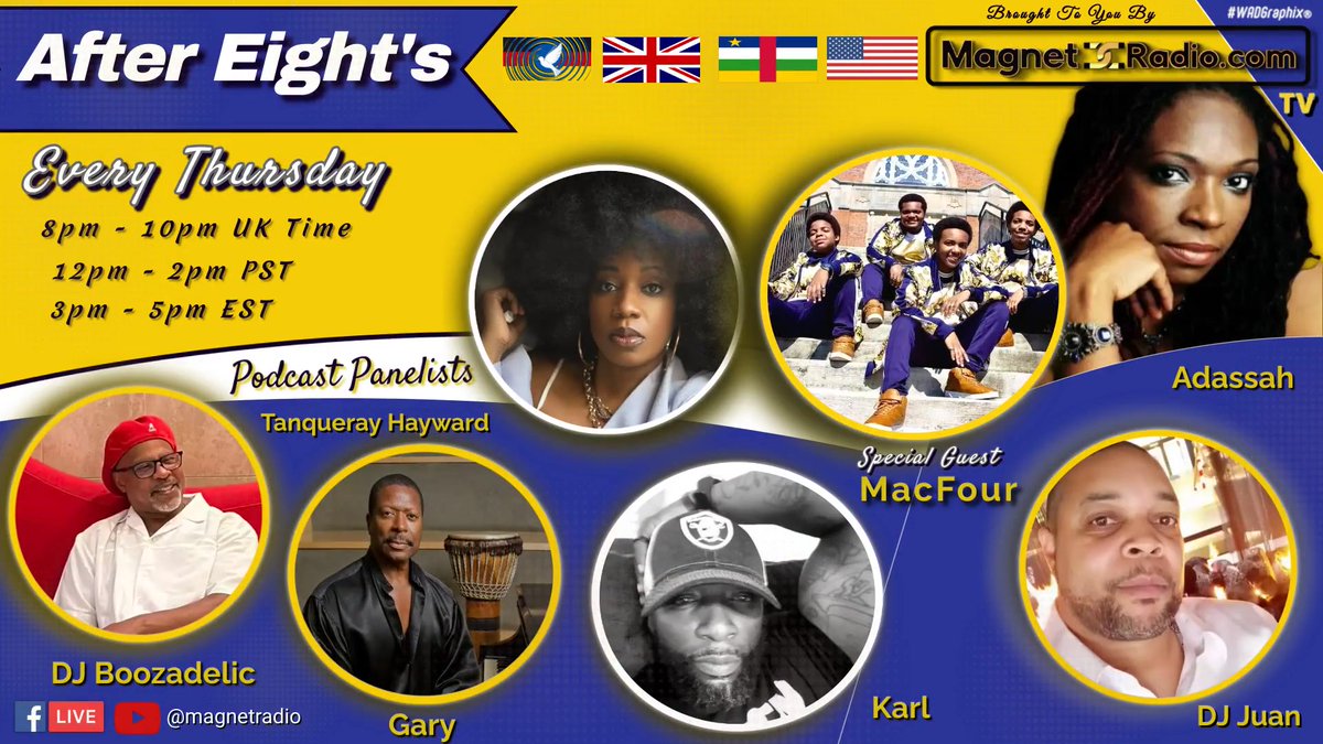 MACFOUR ENT LLC (@macfourent) on Twitter photo Hot Off The Presses MacFour's will be Special Guests on After Eight's Show Thursday December 21st at 3PM Eastern <a href="/sherylunderwood/">Sheryl Underwood</a> <a href="/steventeaster/">STEVEN T. E@STER</a>
youtube.com/live/nPr7lzq2e… Hot Off The Presses MacFour's will be Special Guests on After Eight's Show Thursday December 21st at 3PM Eastern <a href="/sherylunderwood/">Sheryl Underwood</a> <a href="/steventeaster/">STEVEN T. E@STER</a>
youtube.com/live/nPr7lzq2e…