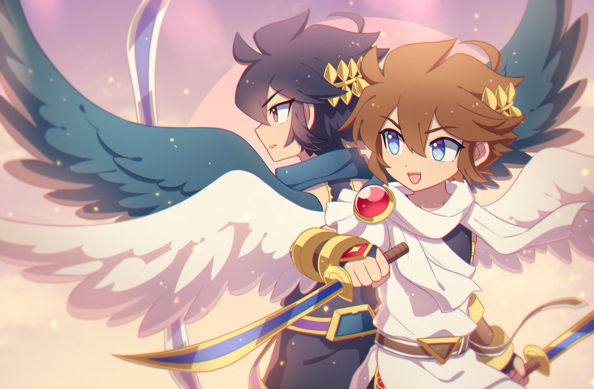 angelposting again on time for kid icarus day 🏹🪽