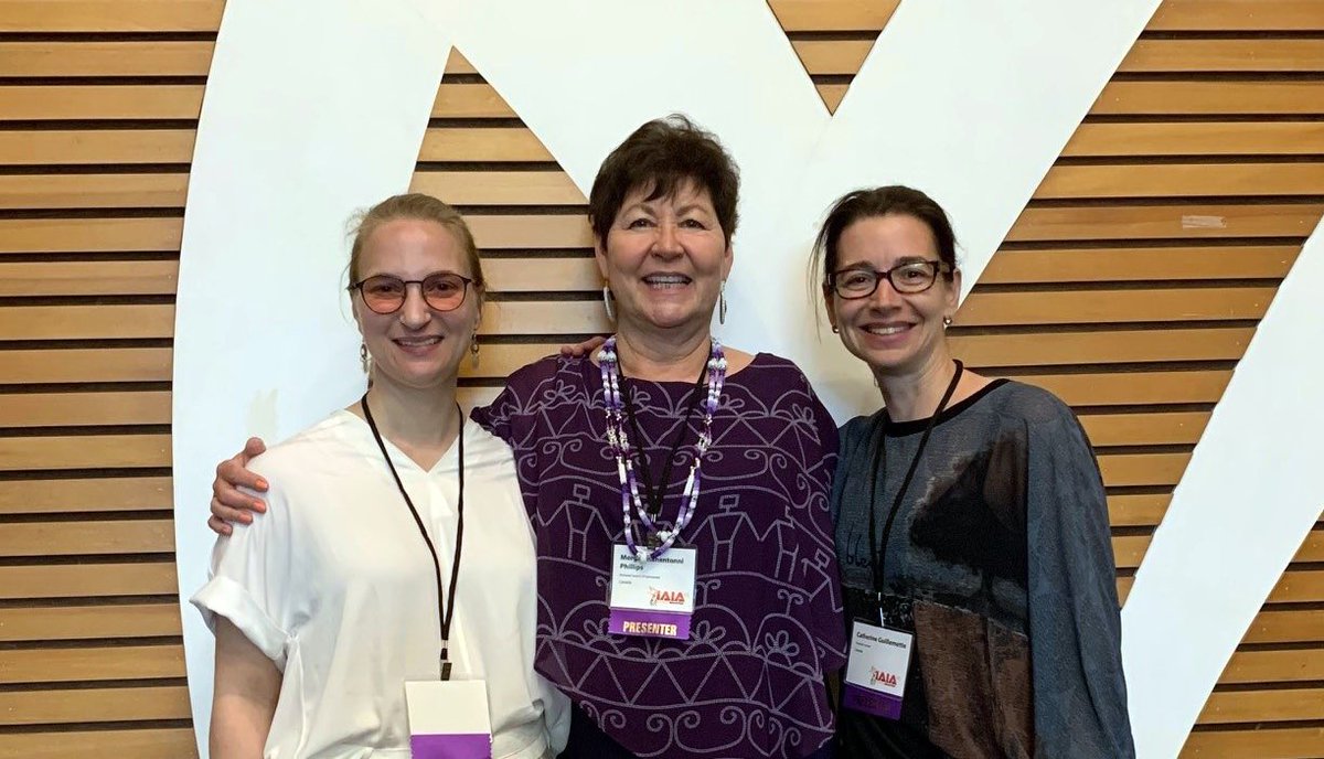 .@Transport_gc’s Catherine, joined by Roxane of @universitelaval and Morgan, senior research advisor @MCKahnawake presented the work of the #OceansProtectionPlan at this year’s International Association for Impact Assessment conference. Read more: ow.ly/qrV150Q6uvx