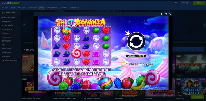 TRSweetBonanza's tweet photo. Jetbahis'e gelin, Sweet Bonanza'nın büyülü dünyasına adım atın! 

Şekerli meyvelerle dolu bu oyun, büyük kazançlar ve eğlence sunuyor!🍭💥 

Jetbahis Sweet Bonanza👉https://t.co/kKUPukvp93

#Jetbahis #SweetBonanza #BONUS https://t.co/PcFu7SoYSl