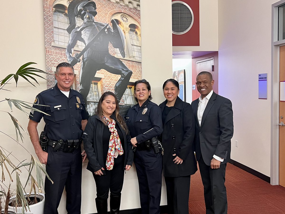 This morning we had a very productive public safety meeting with Dr. Erroll G. Southers, BOPC President and Associate Senior Vice President at USC, Deona Willes, Director of Environmental Health & Safety for USC and Rodney Peacock, sergeant with Department of Public Safety. We…