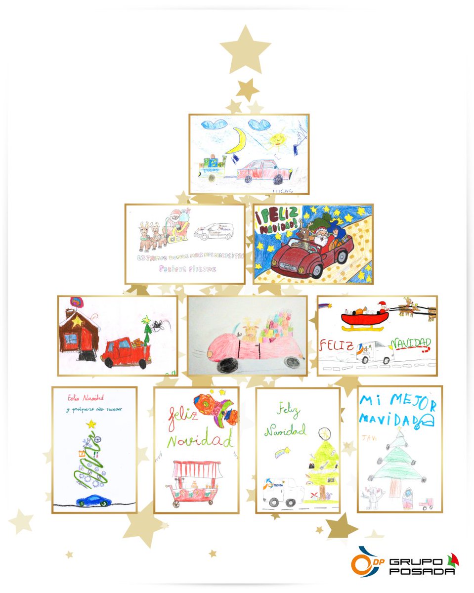 ¡Os dejamos los dibujos que nos han hecho con la temática: "La Navidad sobre ruedas"! 🎄🚗

🟩 #grupoposada 🟥
🔸 #somosDIPART🔹