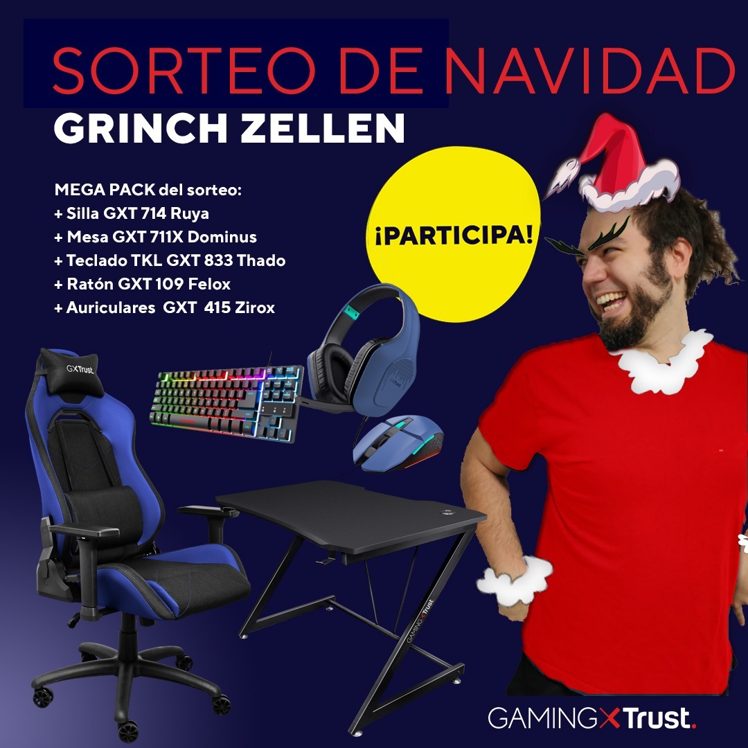 🎄🎅 SORTEO NAVIDAD 🎄🎅 Gana este pack de accesorios #TRUST y pasa felices fiestas con tu Zellentrust favorito Para participar: 👾 Sígueme y sigue a @Trust_Spain 👾 RT tweet 👾 Menciona a dos amigos, sin límite de participación. ¡Suerte! 👾 Válido para Península y Baleares…