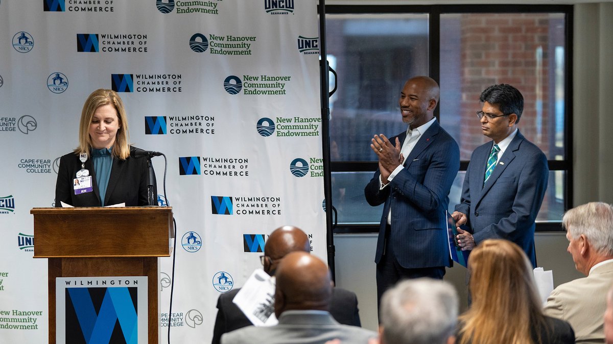 Many thanks to the New Hanover Community Endowment for supporting UNCW's efforts to advance impactful programs. With @cfcc, @NewHanoverCoSch, and the @ILMchamber, we're setting new benchmarks for healthcare workforce development. Learn more: uncw.edu/news/2023/12/u…