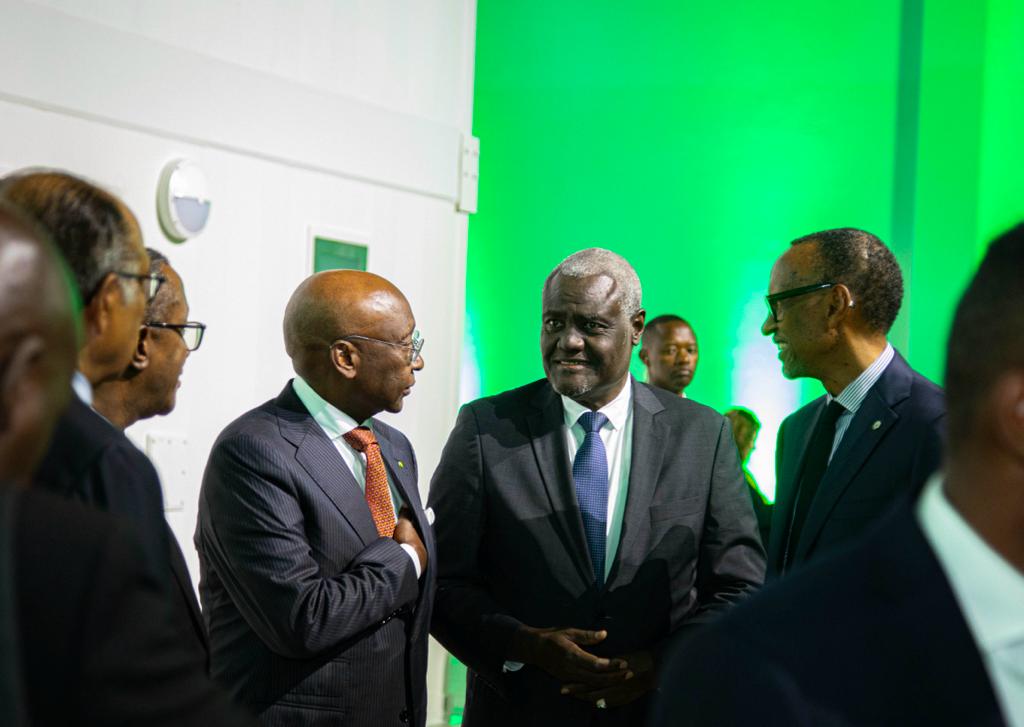 A proud day for Africa in #Kigali with Pres @PaulKagame & other leaders as we inaugurated the first facility as part of an mRNA vaccine manufacturing network in Africa to increase access & world-class quality of needed vaccines & other medicines to be available to all Africans.