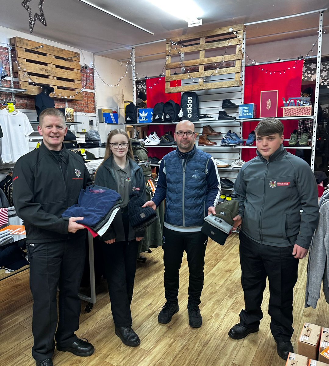 Youths from Wick YVS donated some money they raised from a car wash earlier this year to the Caithness FM Toy appeal. They purchased £200 of clothing for kids their own age and Mcallans in Wick very generously topped that up to £300. The items were then donated to the appeal.