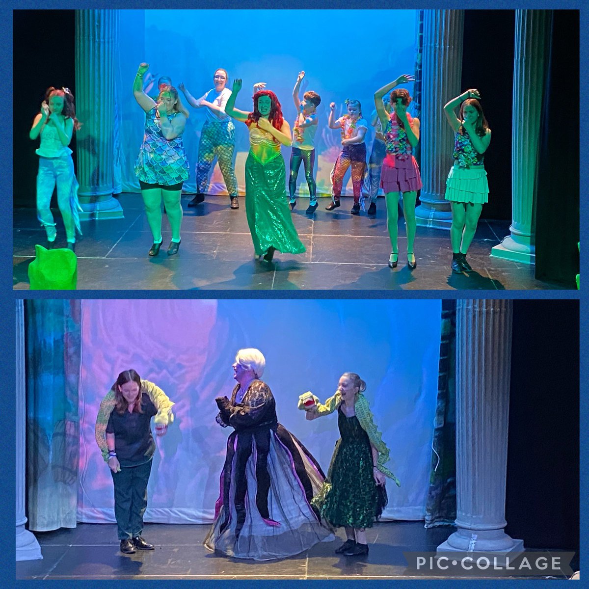 What a fantastic morning our #FoundationPhase had laughing, cheering, booing, clapping and singing along at @RedhouseCymru watching #TheLittleMermaid #Pantomime @MerthyrCBC @WellbeinMerthyr #ChristmasTime