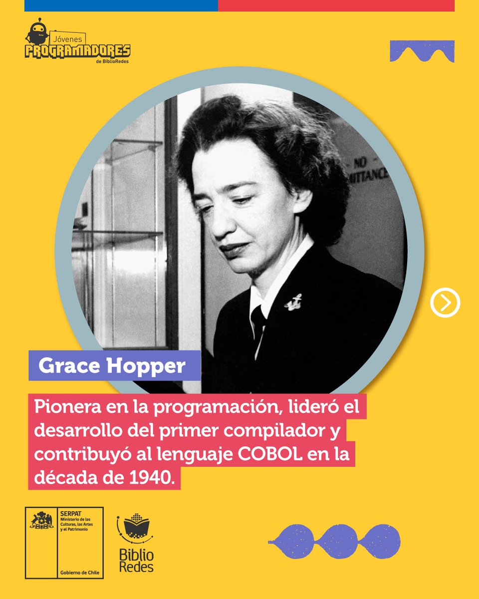JProgramadores's tweet image. ¿Ya lo sabías? Estas mujeres han dejado una marca indeleble en la historia de la programación y la informática🙌.
Contamos con un curso online y gratuito sobre la historia de las mujeres en la programación➡️ jovenesprogramadores.cl