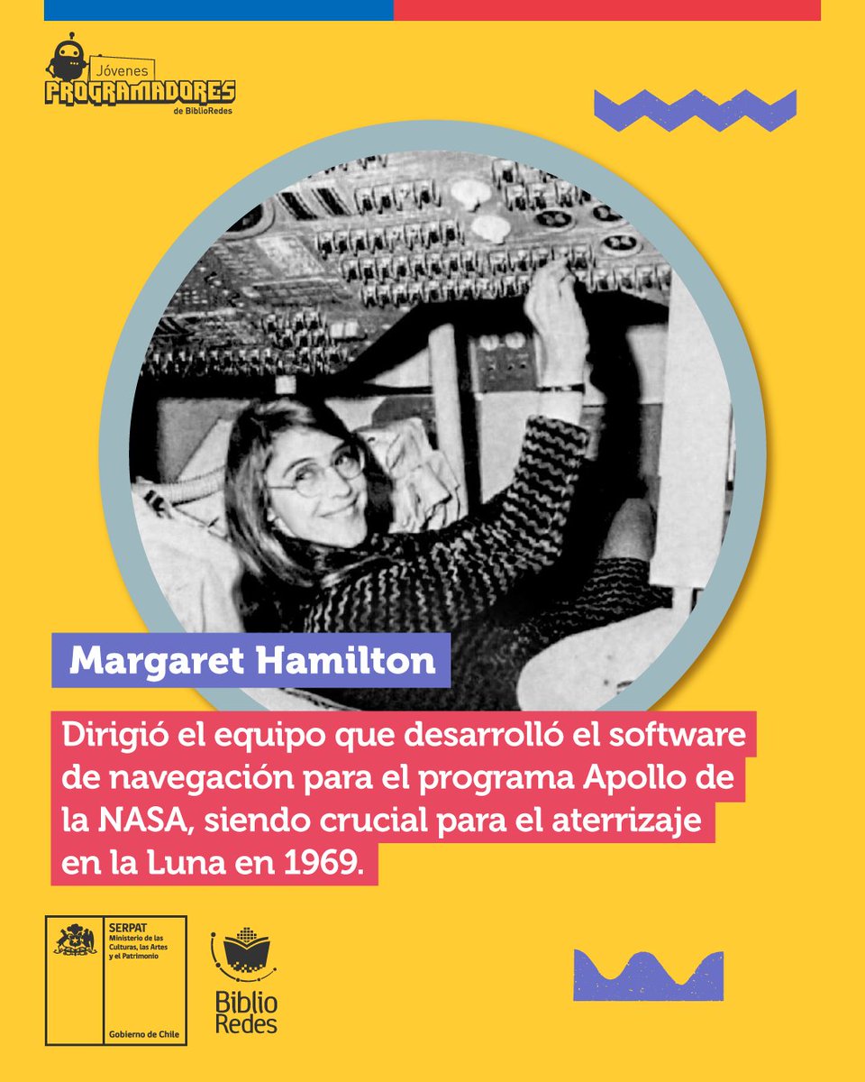 JProgramadores's tweet image. ¿Ya lo sabías? Estas mujeres han dejado una marca indeleble en la historia de la programación y la informática🙌.
Contamos con un curso online y gratuito sobre la historia de las mujeres en la programación➡️ jovenesprogramadores.cl