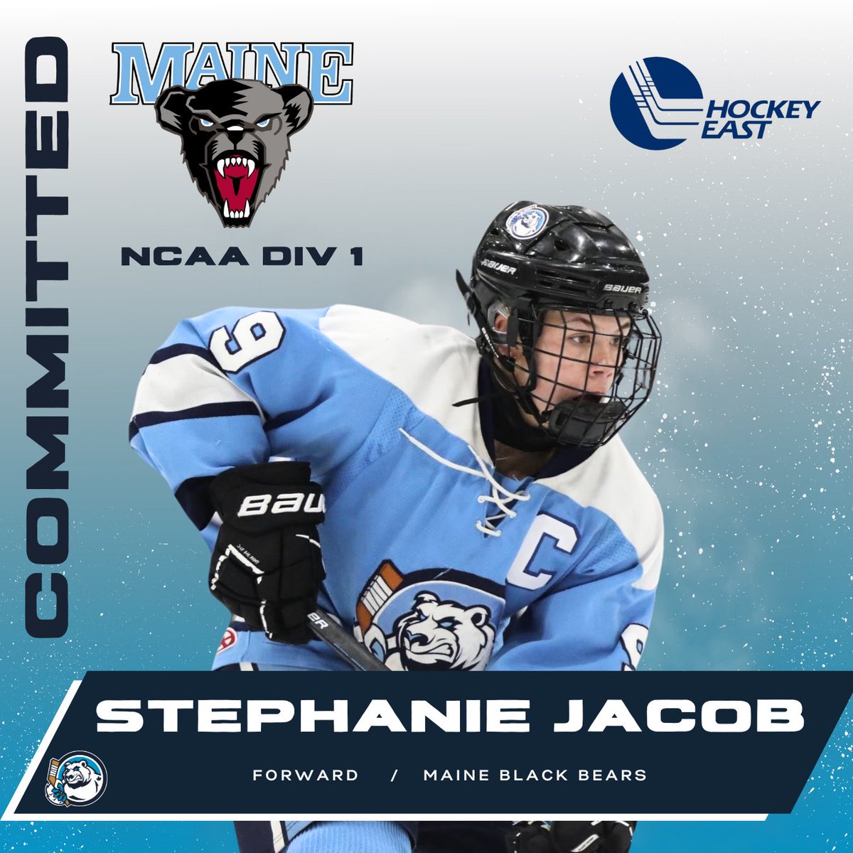 WinnipegIceAAA (@winnipegiceaaa) on Twitter photo 🚨COMMITMENT ALERT!🚨
Congratulations to senior captain <a href="/sstephaniejacob/">stephanie jacob</a> on her NCAA Division 1 commitment to <a href="/MaineWHockey/">Maine Women’s Ice Hockey</a> !!
Steph, the top goal and point scorer in the U18 AAA MFHL league is an impactful player every time she steps on the ice.
Congrats! 🚨COMMITMENT ALERT!🚨
Congratulations to senior captain <a href="/sstephaniejacob/">stephanie jacob</a> on her NCAA Division 1 commitment to <a href="/MaineWHockey/">Maine Women’s Ice Hockey</a> !!
Steph, the top goal and point scorer in the U18 AAA MFHL league is an impactful player every time she steps on the ice.
Congrats!